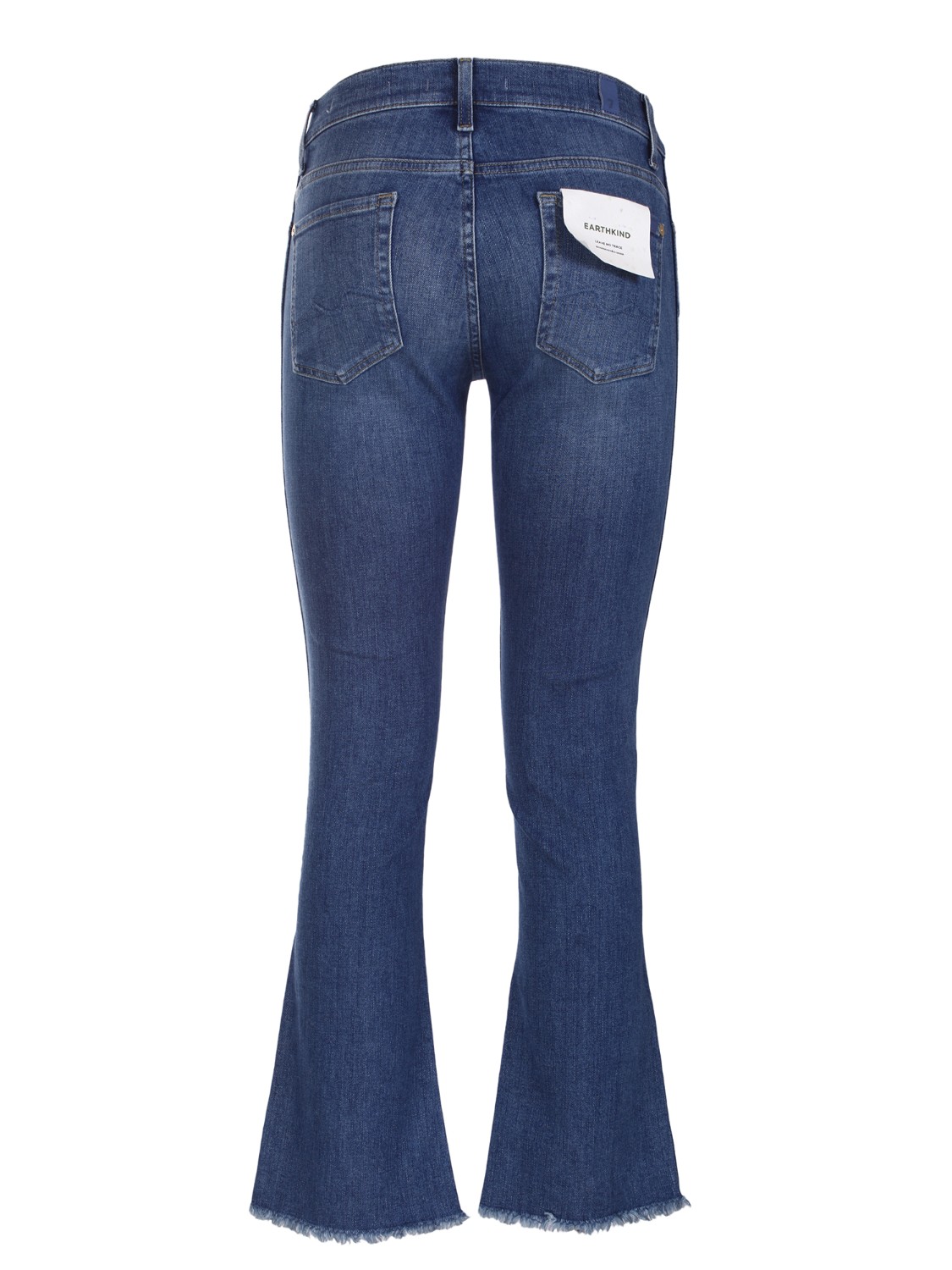 shop SEVEN  Jeans: Seven jeans elasticizzato.
Ankle boot.
Chiusura con zip e bottone.
Lavaggio medio.
Orlo con taglio vivo.
Composizione: 97% cotone 3% elastan. 
Fabbricato in Tunisia.. ANKLE JSABC120PS-D number 1434715